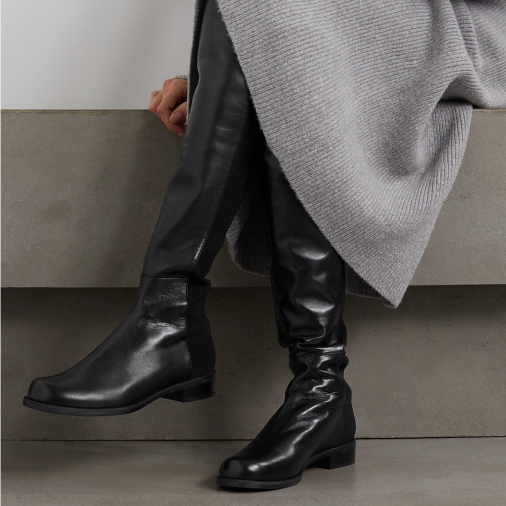 Stuart Weitzman 5050 Black Over the Knee Boots